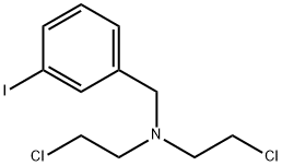 N,N-Bis(2-chloroethyl)-m-iodobenzylamine Structure