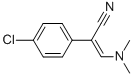2-(4-클로로페닐)-3-(디메틸라미노)아크릴로니트릴 구조식 이미지