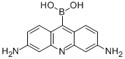 Boronic acid, (3,6-diamino-9-acridinyl)- (9CI) Structure