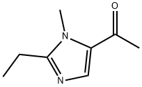 Ethanone, 1-(2-ethyl-1-methyl-1H-imidazol-5-yl)- (9CI) 구조식 이미지