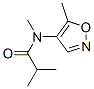 Propanamide,  N,2-dimethyl-N-(5-methyl-4-isoxazolyl)- Structure