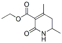 3-Pyridinecarboxylicacid,1,2,5,6-tetrahydro-4,6-dimethyl-2-oxo-,ethylester(9CI) 구조식 이미지