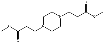 dimethyl piperazine-1,4-dipropionate Structure