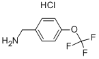 4-TRIFLUOROMETHOXYBENZYLAMINE HCL Structure