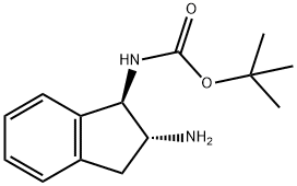 (R,R)-1-N-Boc-aMino-2-aMinoindane Structure