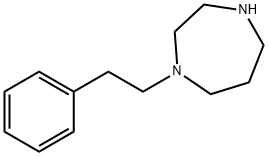 1-(2-페닐에틸)호모피페라진 구조식 이미지