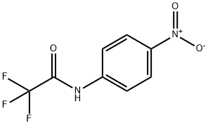 2,2,2-Trifluoro-4'-nitroacetanilide 구조식 이미지