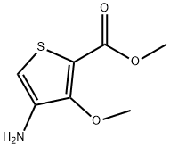 2-Thiophenecarboxylicacid,4-amino-3-methoxy-,methylester(9CI) Structure