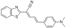 (2E,4E)-2-(1,3-BENZOTHIAZOL-2-YL)-5-[4-(DIMETHYLAMINO)PHENYL]PENTA-2,4-DIENENITRILE 구조식 이미지