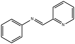 (E)-N-((Pyridin-2-yl)methylene)benzenamine 구조식 이미지