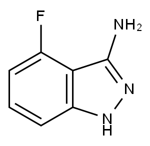 1H-Indazol-3-amine,4-fluoro-(9CI) 구조식 이미지