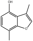 4-Benzofuranol,  3,7-dimethyl- 구조식 이미지