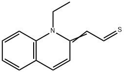 Ethanethial, (1-ethyl-2(1H)-quinolinylidene)- (9CI) Structure