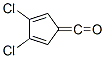 메탄온,(3,4-디클로로-2,4-시클로펜타디엔-1-일리덴)-(9CI) 구조식 이미지
