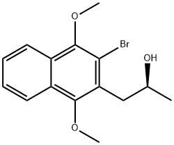(S)-1-(3-BROMO-1,4-DIMETHOXY-NAPHTHALEN-2-YL)-PROPAN-2-OL Structure