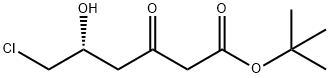 TERT-BUTYL (R)-6-CHLORO-5-HYDROXY-3-OXOHEXANOATE Structure