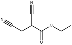 Ethyl 2,3-dicyanopropionate Structure