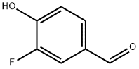 3-Fluoro-4-hydroxybenzaldehyde 구조식 이미지