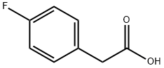 4-Fluorophenylacetic acid Structure