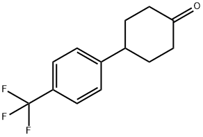 4-(4-(TRIFLUOROMETHYL)PHENYL)CYCLOHEXANONE Structure