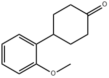 4-(2-METHOXYPHENYL)사이클로헥사논 구조식 이미지