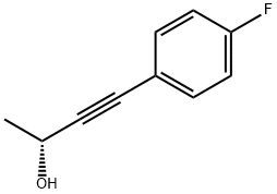 3-Butyn-2-ol,4-(4-fluorophenyl)-,(2R)-(9CI) Structure