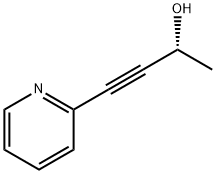 3-Butyn-2-ol, 4-(2-pyridinyl)-, (2R)- (9CI) Structure