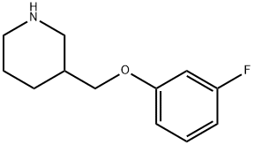 3-[(3-플루오로페녹시)메틸]피페리딘 구조식 이미지