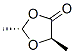 트랜스-2,5-디메틸-1,3-디옥솔란-4-온 구조식 이미지