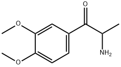 1-Propanone,  2-amino-1-(3,4-dimethoxyphenyl)- Structure