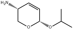 2H-Pyran-3-amine,3,6-dihydro-6-(1-methylethoxy)-,(3R,6S)-(9CI) 구조식 이미지