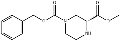 (R)-4-N-CBZ-PIPERAZINE-2-CARBOXYLIC ACID METHYL ESTER
 구조식 이미지
