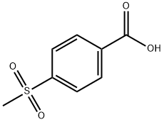 4-Methylsulphonylbenzoic acid 구조식 이미지