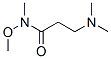 Propanamide, 3-(dimethylamino)-N-methoxy-N-methyl- (9CI) Structure