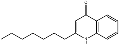 2-Heptylquinoline-4(1H)-one 구조식 이미지
