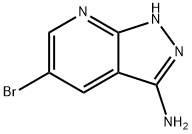 5-브로모-1H-피라졸로[3,4-B]피리딘-3-일라민 구조식 이미지
