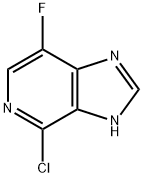 1H-Imidazo[4,5-c]pyridine,  4-chloro-7-fluoro-  (9CI) Structure