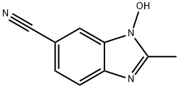 1H-Benzimidazole-6-carbonitrile,1-hydroxy-2-methyl-(9CI) 구조식 이미지