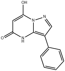 7-hydroxy-3-phenylpyrazolo[1,5-a]pyriMidin-5(4H)-one 구조식 이미지