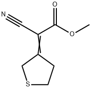 메틸2-시아노-2-(3-테트라하이드로티에닐리덴)아세테이트 구조식 이미지