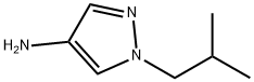 1-Isobutyl-1H-pyrazol-4-amine Structure