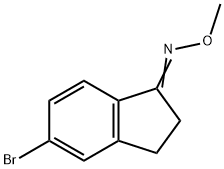 1H-Inden-1-one, 5-broMo-2,3-dihydro-, O-MethyloxiMe Structure