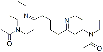 N,N'-[1,4-Butanediylbis[(ethylimino)-3,1-propanediyl]]bis(N-ethylacetamide) Structure