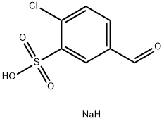 sodium 2-chloro-5-formylbenzenesulphonate 구조식 이미지