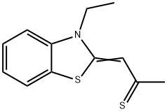 3-Ethyl-2-(2-thioxopropylidene)-2,3-dihydrobenzothiazole Structure