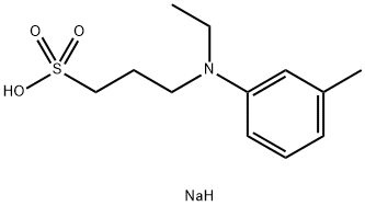 Sodium 3-(N-ethyl-3-methylanilino)propanesulfonate 구조식 이미지