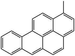 1-METHYLBENZO(A)PYRENE Structure