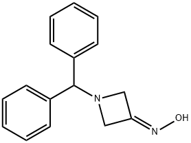 3-AZETIDINONE,1-(DIPHENYLMETHYL)-,옥심 구조식 이미지