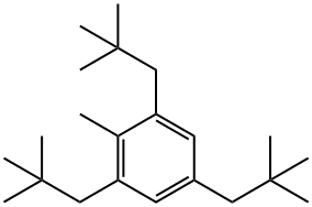 1,3,5-Tris(2,2-dimethylpropyl)-2-methylbenzene Structure