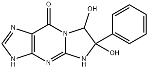9H-Imidazo[1,2-a]purin-9-one,  1,4,6,7-tetrahydro-6,7-dihydroxy-6-phenyl-  (9CI) 구조식 이미지